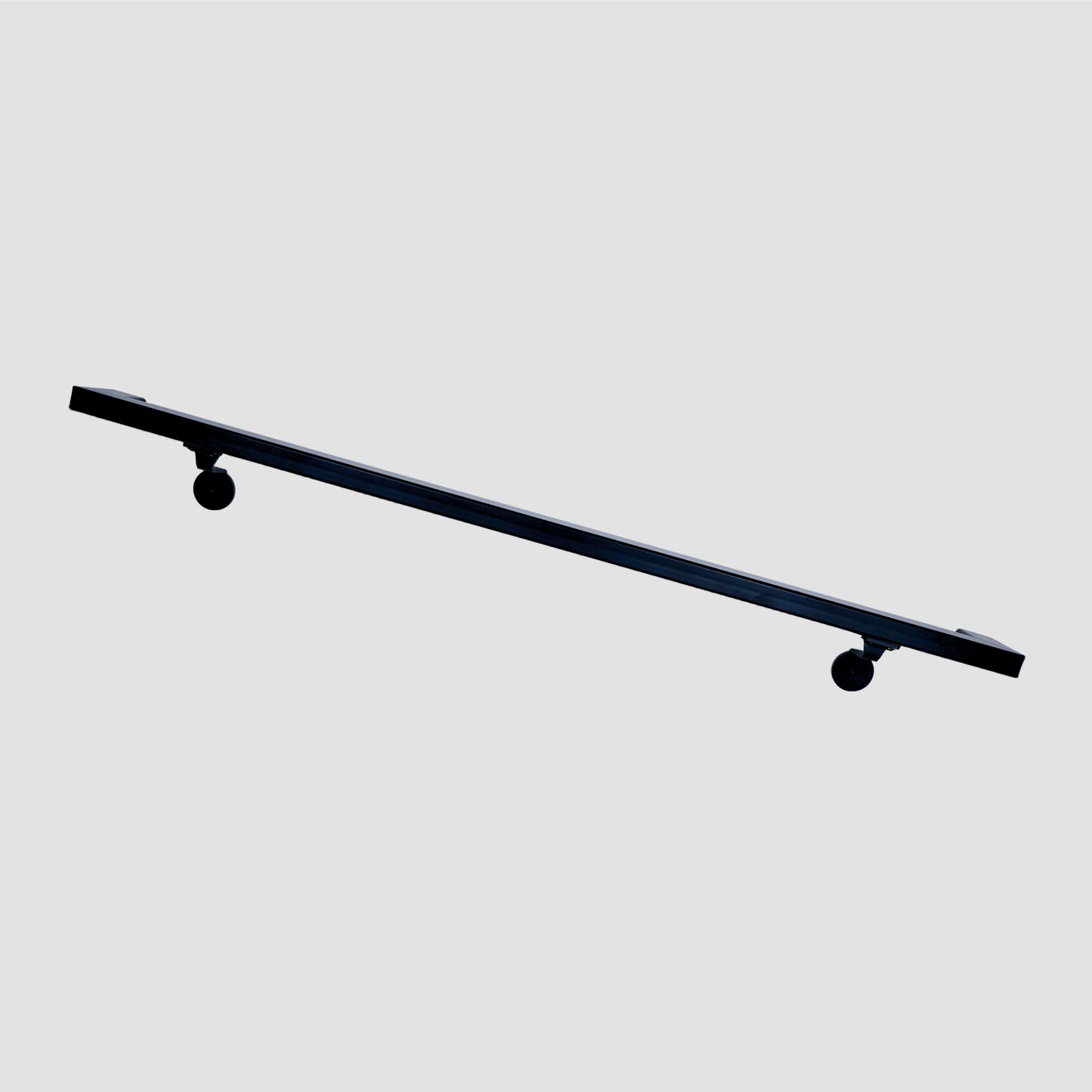 1,57''x0,78" modern industrial handrail, modern stair safety handle, wall mounted stair railing, oven painted iron stair railing for steps.