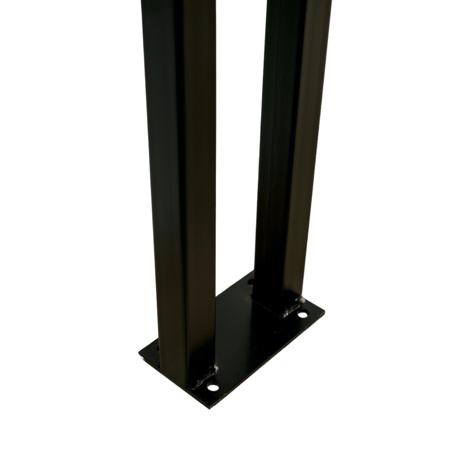 1-1/2"x 1-1/2" Treppengeländer, Modernes pulverbeschichtetes Metall-Treppengeländer für Innen- und Außentreppen