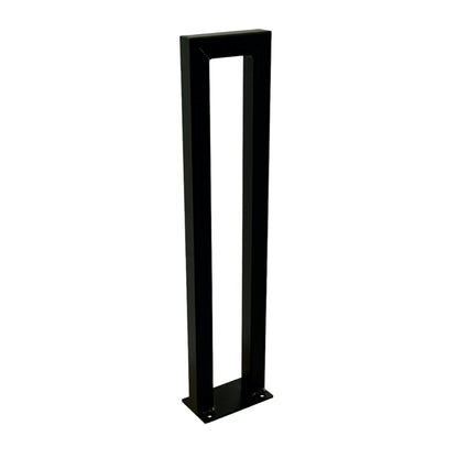 1-1/2"x 1-1/2" Treppengeländer, Modernes pulverbeschichtetes Metall-Treppengeländer für Innen- und Außentreppen