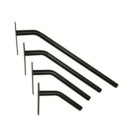 "Wall-Mounted Handrail for 2–3 Step Stairs – Type 1 to 4