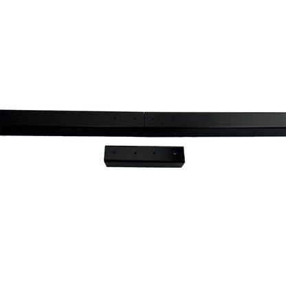 1,57''x0,78" modern industrial handrail, modern stair safety handle, wall mounted stair railing, oven painted iron stair railing for steps.