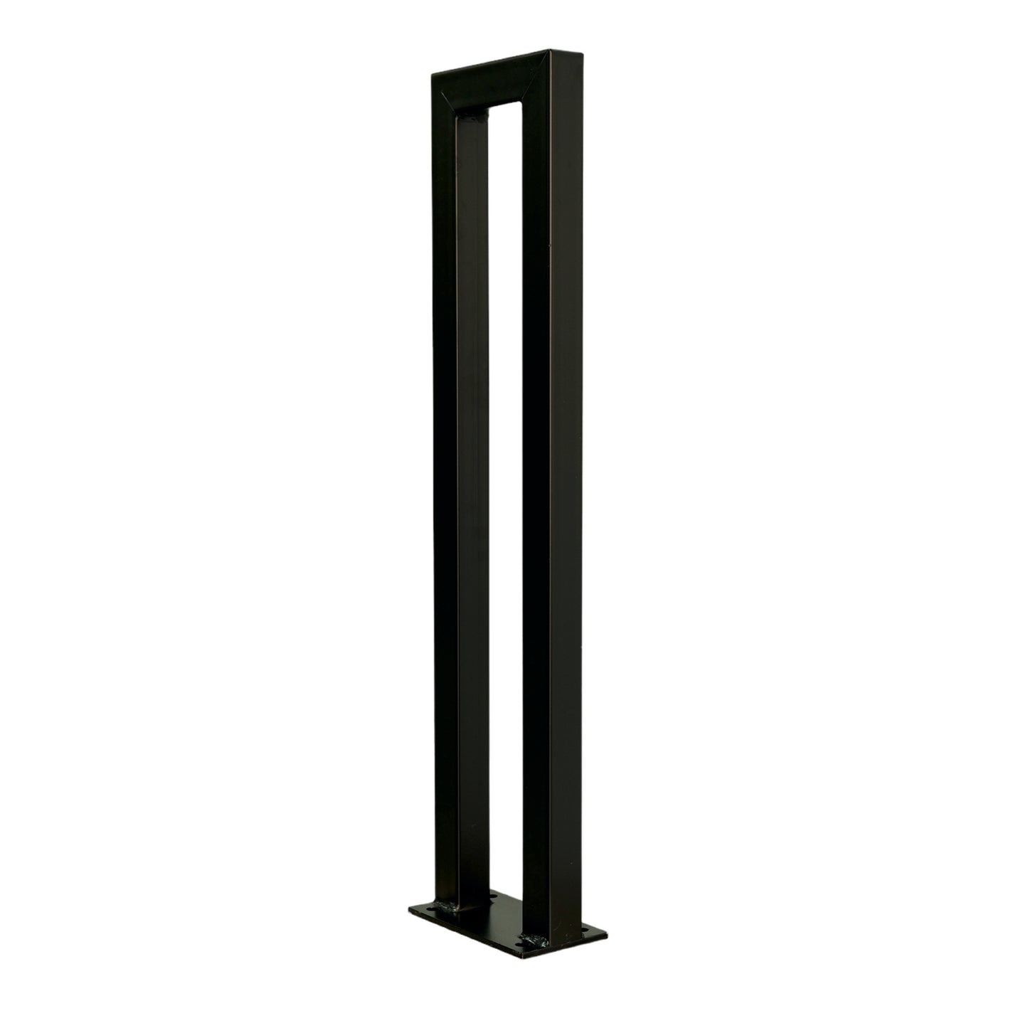 1-1/2"x 1-1/2" Treppengeländer, Modernes pulverbeschichtetes Metall-Treppengeländer für Innen- und Außentreppen