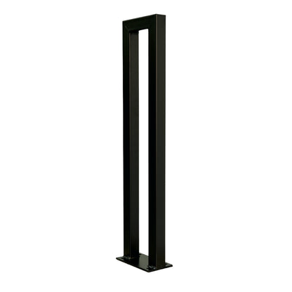 1-1/2"x 1-1/2" Treppengeländer, Modernes pulverbeschichtetes Metall-Treppengeländer für Innen- und Außentreppen