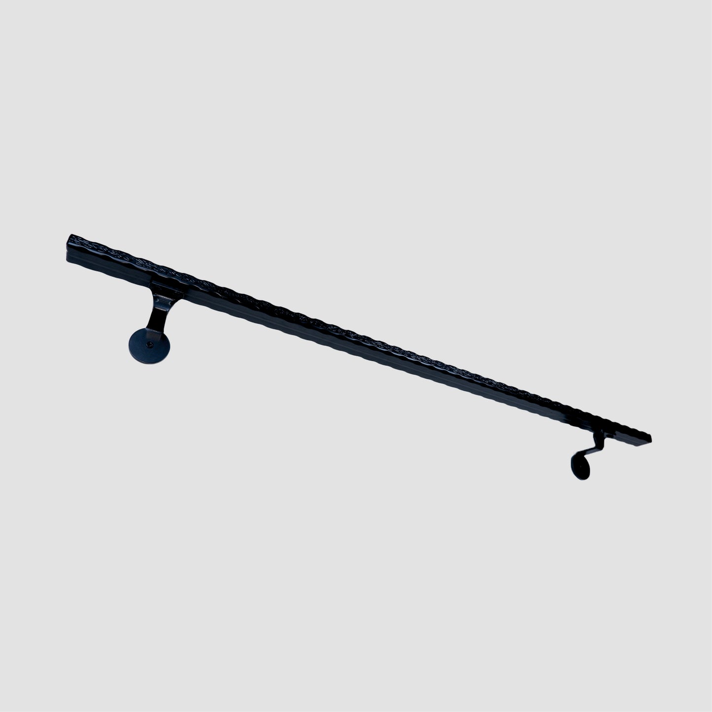 1,57''x0,78" modern railing grab bar, Heavy-Duty Metal Side Railings for Stairs – Secure and Stylish Safety Solutions