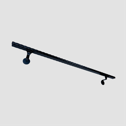 1,57''x0,78" modern railing grab bar, Heavy-Duty Metal Side Railings for Stairs – Secure and Stylish Safety Solutions