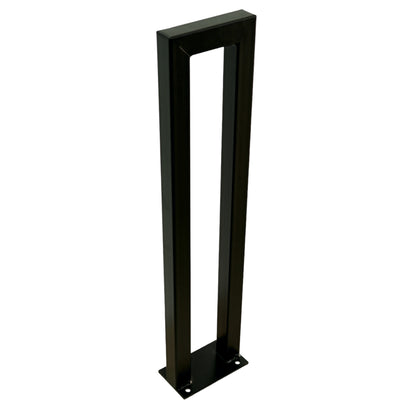 1-1/2"x 1-1/2" Treppengeländer, Modernes pulverbeschichtetes Metall-Treppengeländer für Innen- und Außentreppen