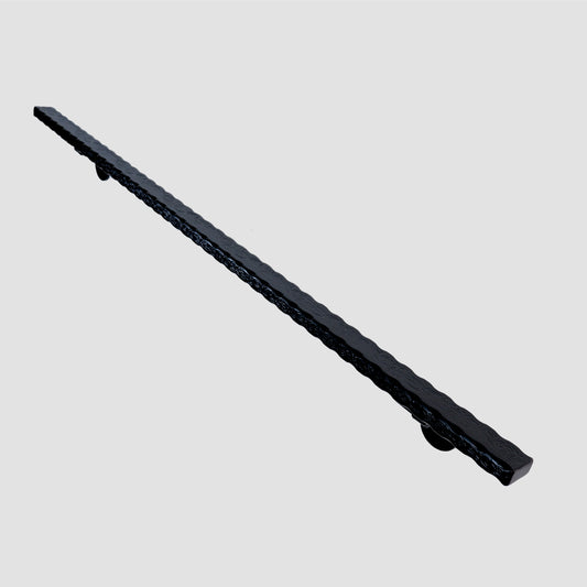 1,57''x0,78" modern railing grab bar, Heavy-Duty Metal Side Railings for Stairs – Secure and Stylish Safety Solutions
