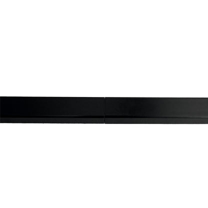 1,57''x0,78" modern industrial handrail, modern stair safety handle, wall mounted stair railing, oven painted iron stair railing for steps.