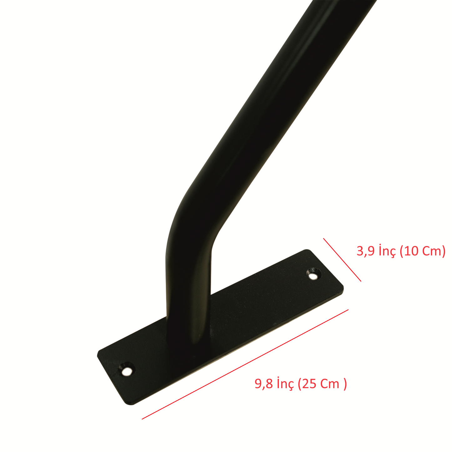 "Wall-Mounted Handrail for 2–3 Step Stairs – Type 1 to 4