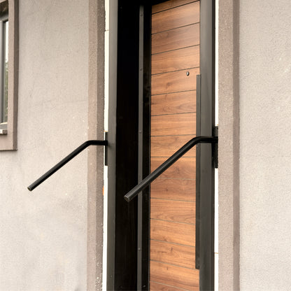 "Wall-Mounted Handrail for 2–3 Step Stairs – Type 1 to 4