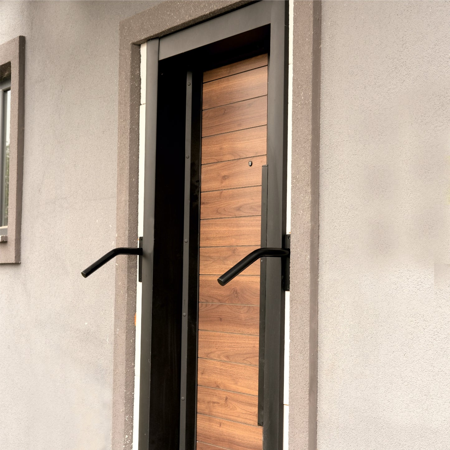 "Wall-Mounted Handrail for 2–3 Step Stairs – Type 1 to 4