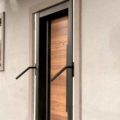 "Wall-Mounted Handrail for 2–3 Step Stairs – Type 1 to 4